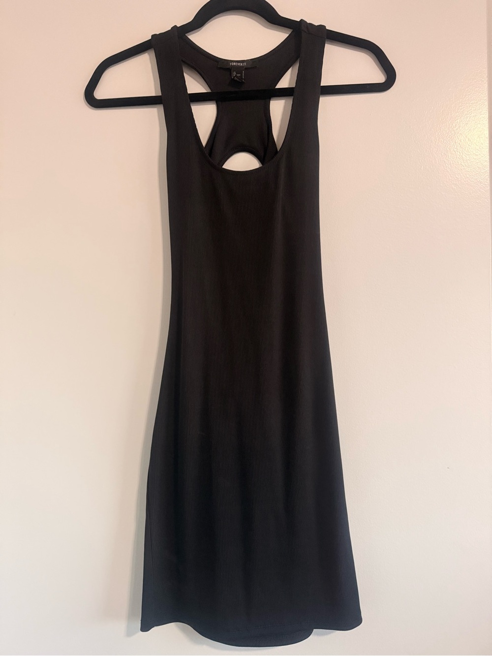 Forever 21 Black Racerback Mini Dress